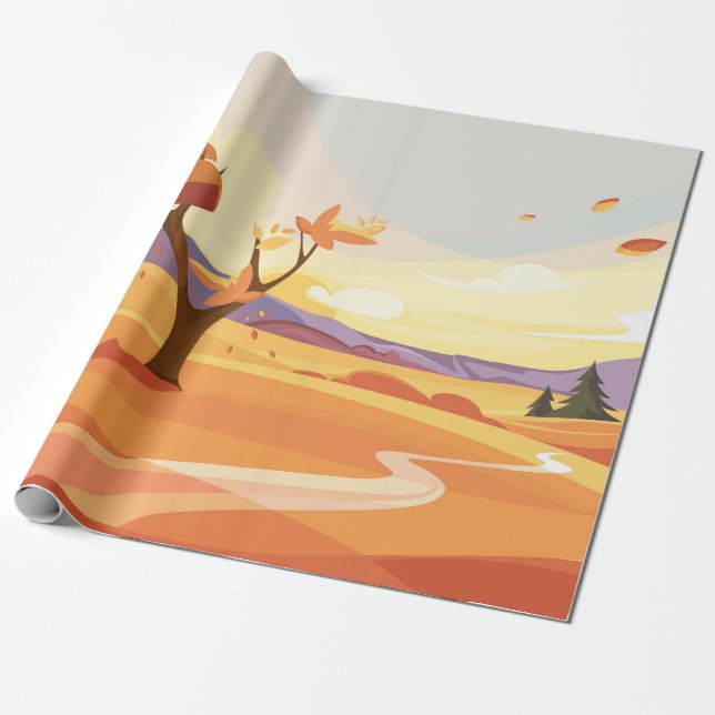  Natural landscape Wrapping Paper (Unrolled)