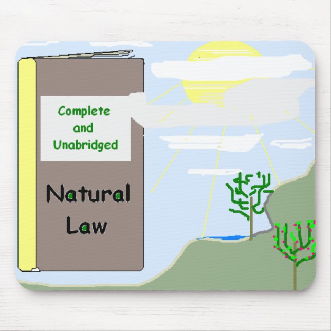 Natural Law Mousepad (Front)
