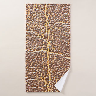 Natural leather book cover texture abstract, aged, bath towel