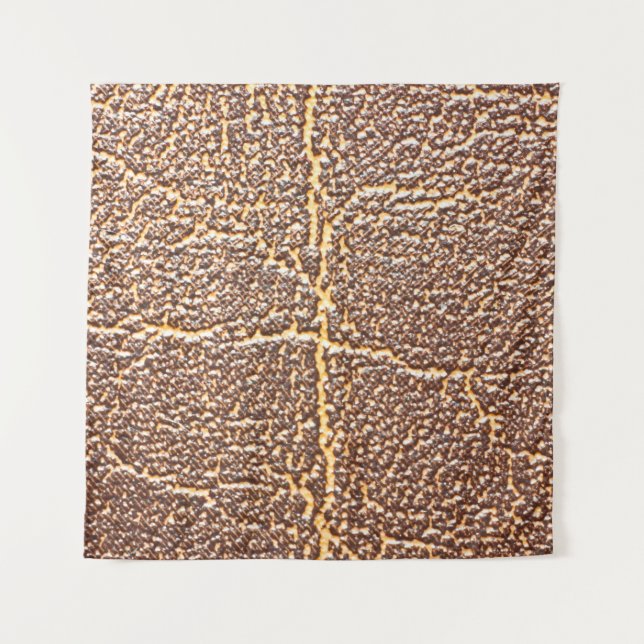 Natural leather book cover texture abstract, aged, tapestry (Front)