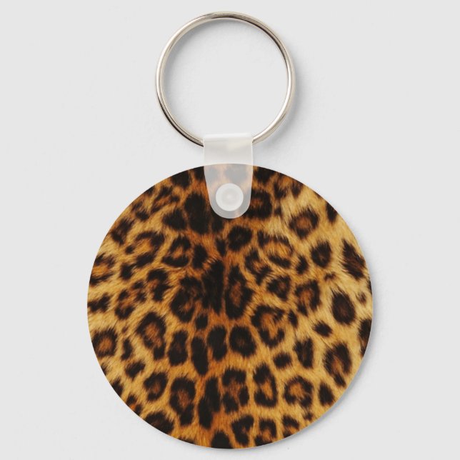 Natural Leopard Spots Key Ring (Front)