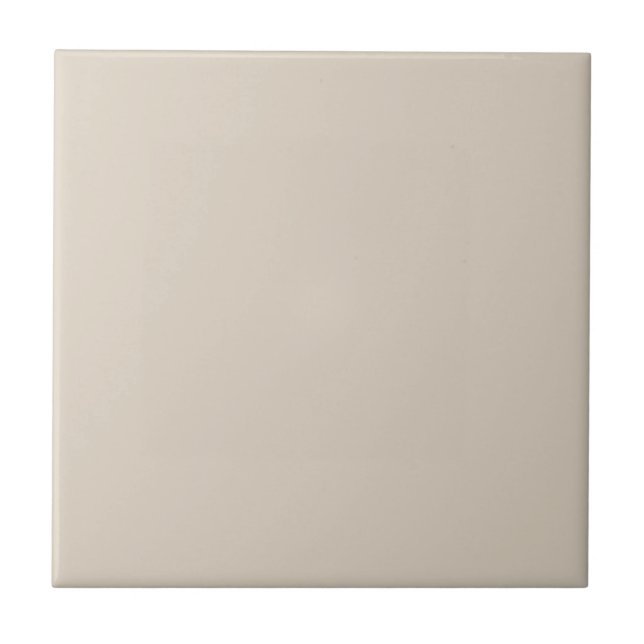 Natural Linen Solid Colour Ceramic Tile (Front)