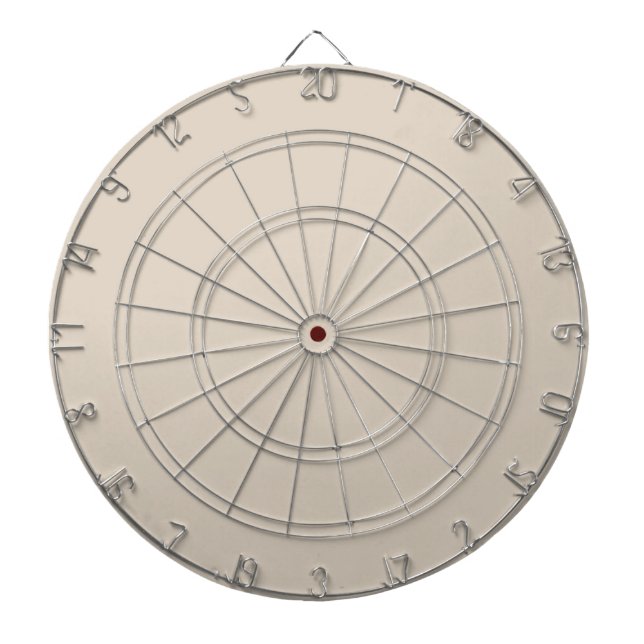 Natural Linen Solid Colour Dartboard (Front)