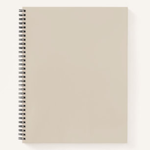 Natural Linen Solid Colour Notebook