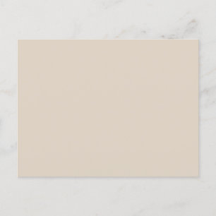 Natural Linen Solid Colour Postcard