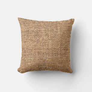 Natural linen texture as background cushion
