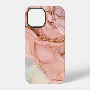 Natural luxury abstract fluid art painting in alco iPhone 12 case