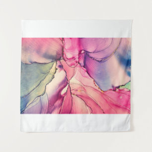 Natural luxury abstract fluid art painting in alco tapestry