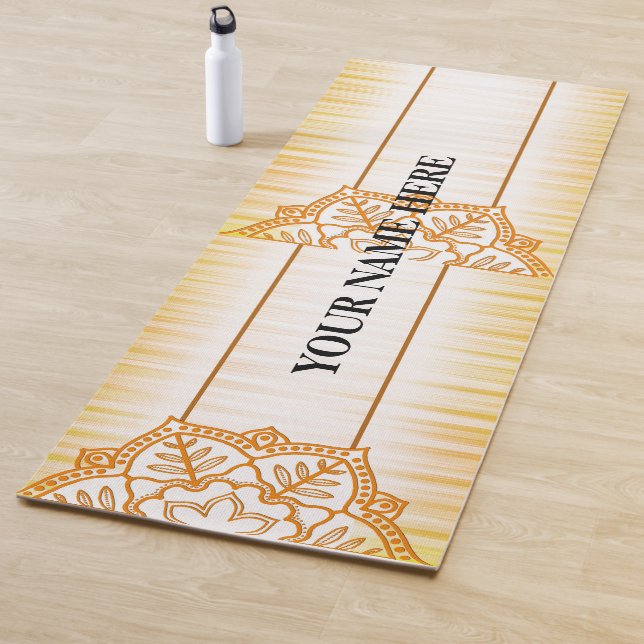 Natural Mandala Floral Yoga Mat (In Situ)