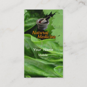 Natural Medicine Business Card