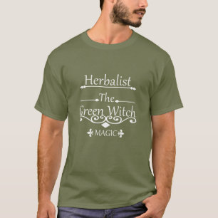 Natural Medicine Green Witch Herbalist T-Shirt