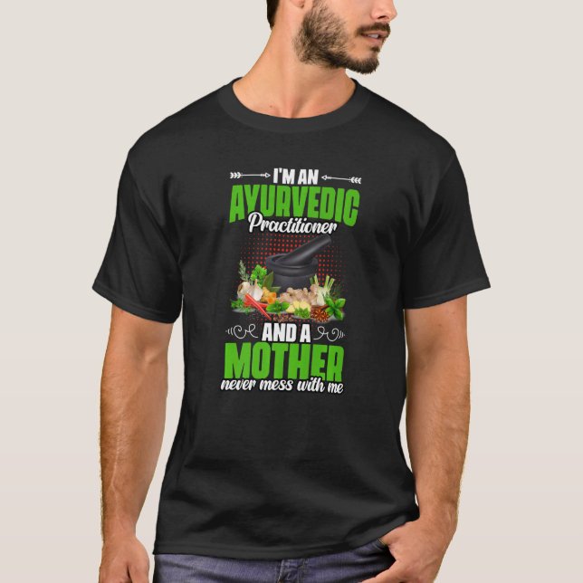 Natural Medicine Healing For A Mother Ayurvedic Pr T-Shirt (Front)