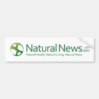 Natural News Logo Bumpersticker Bumper Sticker