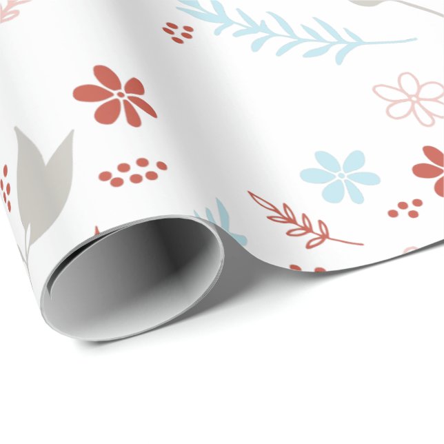 Natural Noël Christmas Holiday Wrapping Paper (Roll Corner)