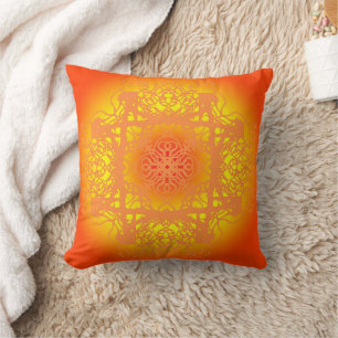 natural orange cushion