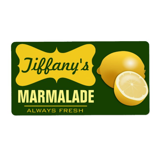 Natural Organic | Lemon Jam | Lemon Marmalade (Front)