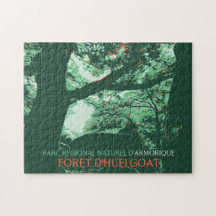 Natural park of Armorique, Huelgoat Forest France Jigsaw Puzzle