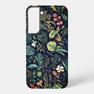 Natural pattern of flowers and leaves samsung galaxy case