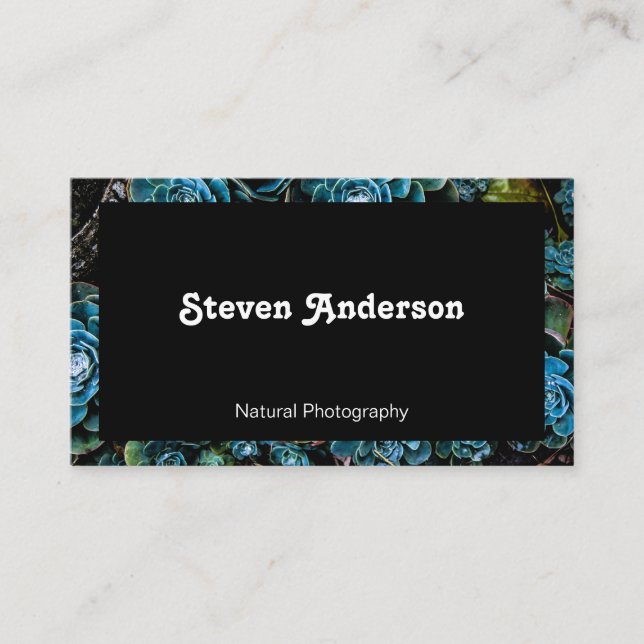 Natural Photography | Gardening Business Card (Front)
