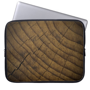 Natural Pine Wood Background. Raw Material. Organ Laptop Sleeve