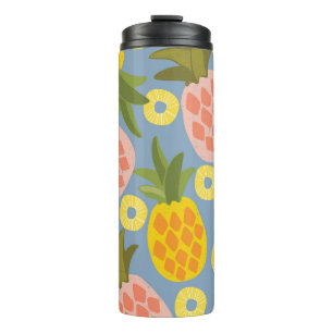 Natural Pineapple Abstract: Vintage Beauty. Thermal Tumbler