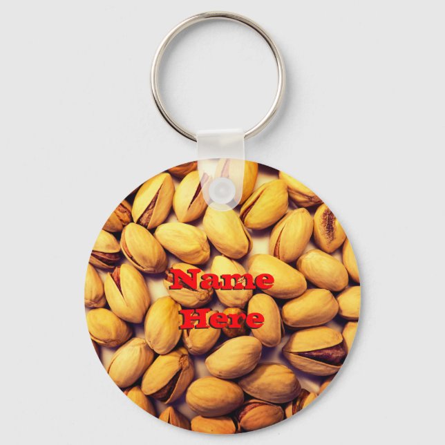 Natural Pistachios Key Ring (Front)
