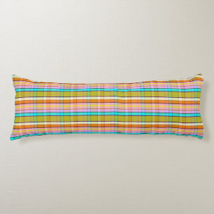 Natural Plaid F Body Cushion