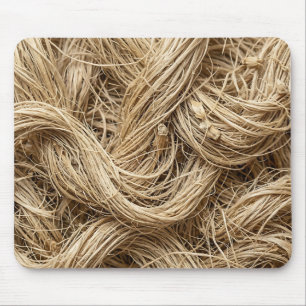 Natural Plant Fibre Waves Mouse Pad