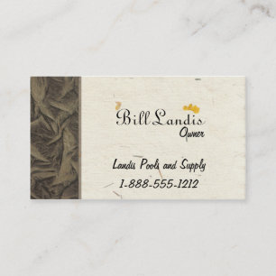 Natural Pressed Paper Business Card