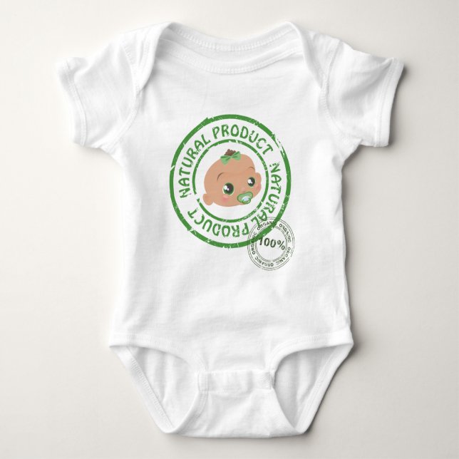 Natural Product Baby Girl (100% Organic) Clothes Baby Bodysuit (Front)