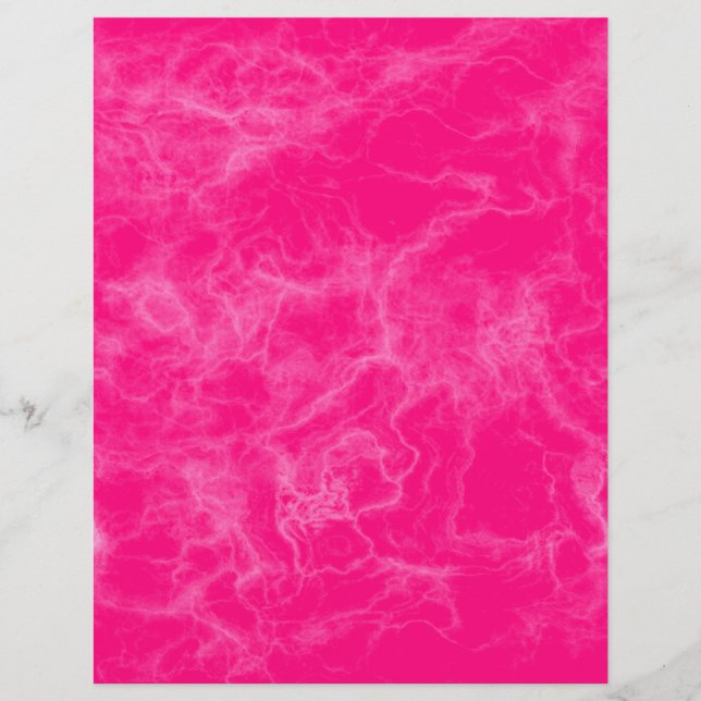 Natural Purple and Pink Marble Scrapbooking Paper (Front)
