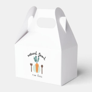 Natural Raw Food Logo Favour Box