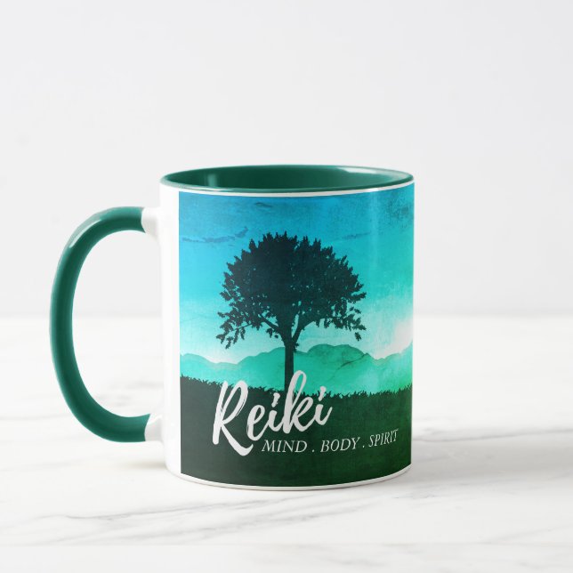Natural Reiki Master Yoga Mediation instructor Mug (Left)