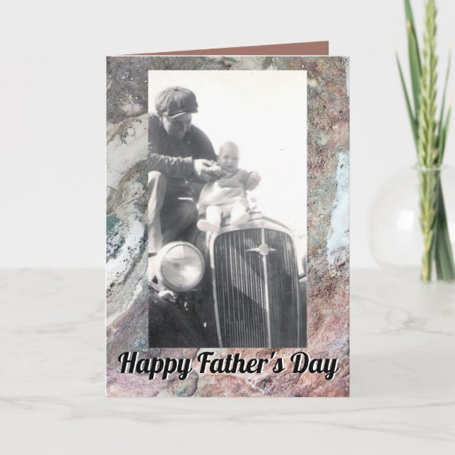 Natural Rock Muted Colors Photo  Card (Front)