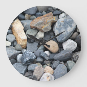 Natural Rock Stone Clock