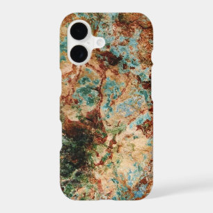 Natural Rust and Turquoise Stone