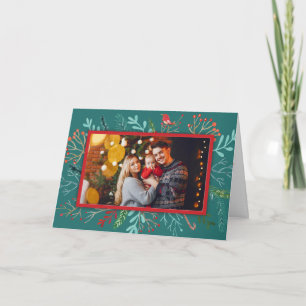 Natural Rustic Christmas Holiday Card