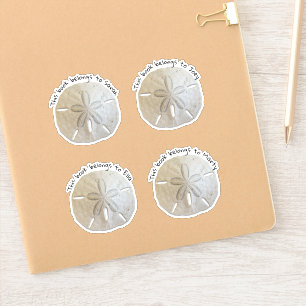 Natural Sand Dollars Custom Text Kids