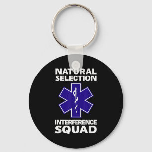 Natural Selection Interference Squad Paramedic Fun Key Ring
