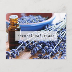 Natural Solutions Essential Oils Class Invitation Postcard