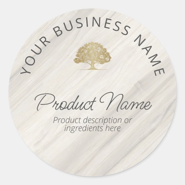 Natural Spa Product Label (Front)