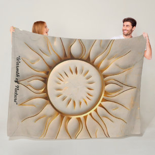 "Natural Splendor" Fleece Blanket