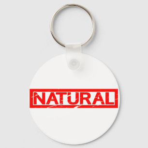 Natural Stamp Key Ring