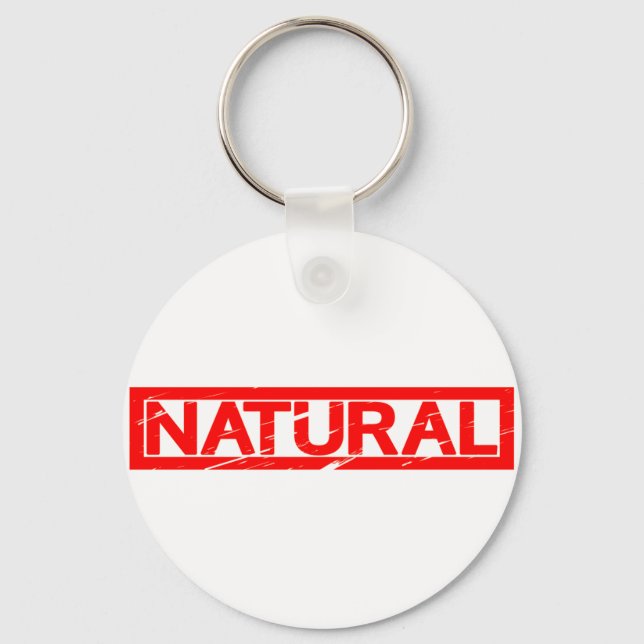 Natural Stamp Key Ring (Front)