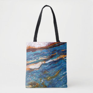 Natural Stone Pattern All-Over-Print Tote Bag