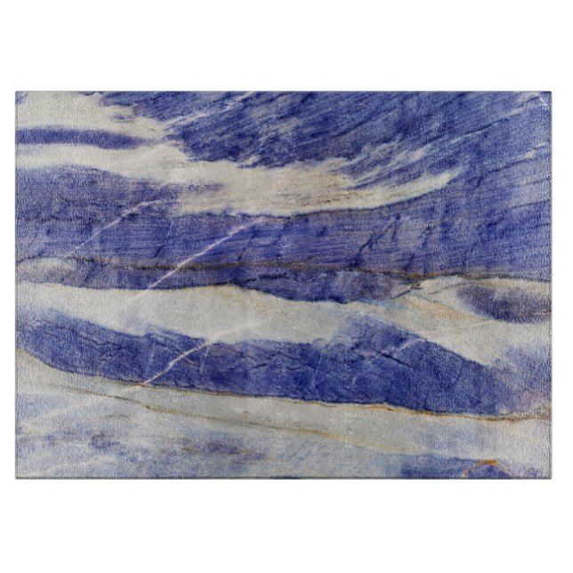 Natural Stone Pattern Glass Cutting Board (Front)