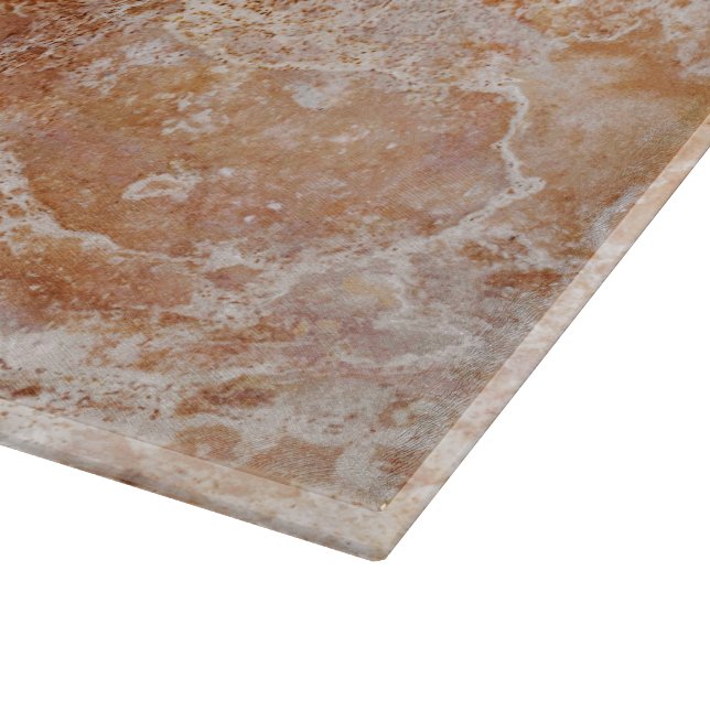 Natural Stone Pattern Glass Cutting Board (Corner)