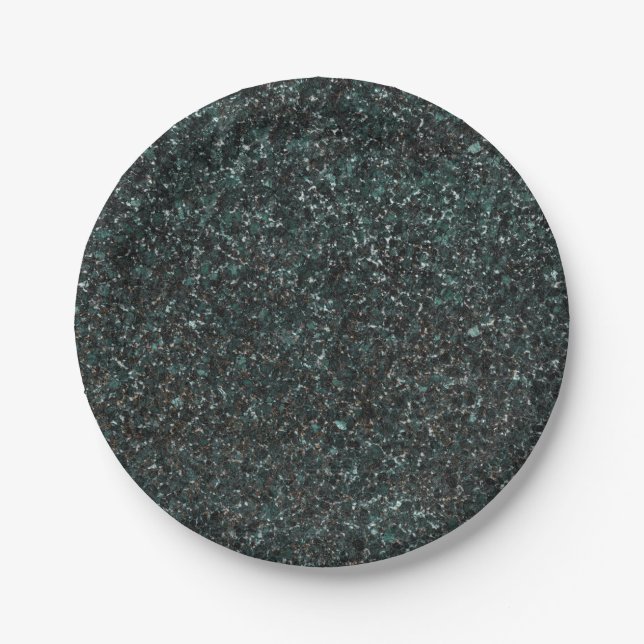 Natural Stone Pattern Paper Plate (Front)
