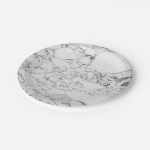 Natural Stone Pattern Paper Plate