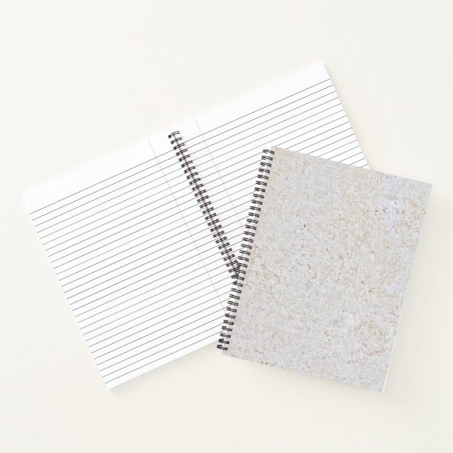 Natural Stone Pattern Spiral Notebook (Inside)